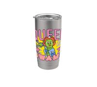 Shrek Emoji Queen Of The Swamp Vaso térmico de acero inoxidable de doble pared