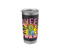 Shrek Emoji Queen Of The Swamp Vaso térmico de acero inoxidable de doble pared
