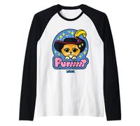 Shrek Emoji Style Puss In Boots Purr Camiseta Manga Raglan