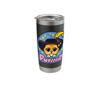 Shrek Emoji Style Puss In Boots Purr Vaso térmico de acero inoxidable de doble pared