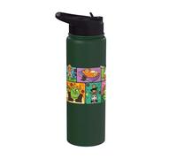Shrek Emoji Swamp Squad All Over Print Stainless Steel Insulated Water Bottle