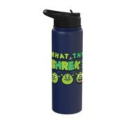 Shrek Emoji What The Shrek Stainless Steel Insulated Water Bottle