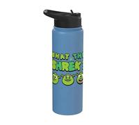 Shrek Emoji What The Shrek Stainless Steel Insulated Water Bottle
