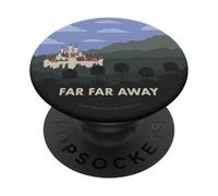 Shrek Far Far Away Castle Landscape PopSockets PopGrip Adhesivo