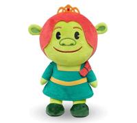 Shrek Fiona Peluche Mediano de 20 cm - Muñeca Suave y Esponjosa con Vestido Verde y Cabello Rojo - Juguete de DreamWorks para Niños Desde 2 Años