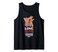Shrek Gingy Love Peace Gumdrop Buttons Camiseta sin Mangas