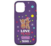 Shrek Gingy Love Peace Gumdrop Buttons Carcasa para iPhone 12/12 Pro