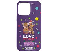 Shrek Gingy Love Peace Gumdrop Buttons Carcasa para iPhone 15 Pro MAX