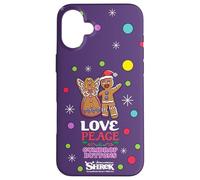 Shrek Gingy Love Peace Gumdrop Buttons Carcasa para iPhone 16 Plus
