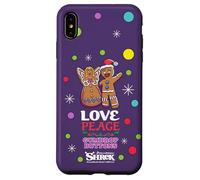 Shrek Gingy Love Peace Gumdrop Buttons Carcasa para iPhone XS MAX