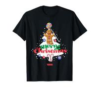 Shrek Gingy Merry Christmas Candy Tree Camiseta
