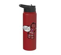 Shrek Gingy Not My Gumdrop Buttons Comic Style Stainless Steel Insulated Water Bottle