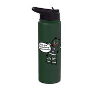 Shrek Gingy Not My Gumdrop Buttons Comic Style Stainless Steel Insulated Water Bottle