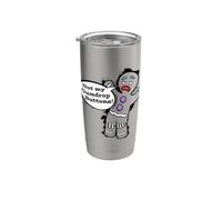 Shrek Gingy Not My Gumdrop Buttons Comic Style Vaso térmico de acero inoxidable de doble pared