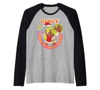 Shrek Gingy Seriously Tough Cookie Holiday Camiseta Manga Raglan