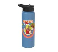 Shrek Gingy Seriously Tough Cookie Holiday Stainless Steel Insulated Water Bottle