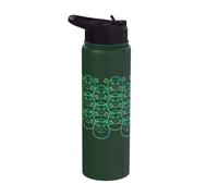 Shrek Green Vibes Only All Over Print Stainless Steel Insulated Water Bottle