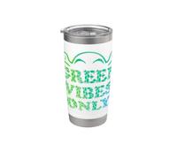 Shrek Green Vibes Only Nature Vaso térmico de acero inoxidable de doble pared