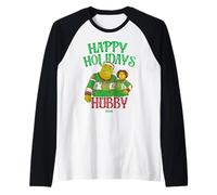 Shrek Happy Holidays Hubby Camiseta Manga Raglan