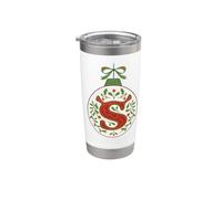 Shrek Holiday Ornament S Logo Vaso térmico de acero inoxidable de doble pared