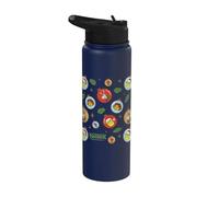 Shrek Holiday Ornaments All Over Print Stainless Steel Insulated Water Bottle