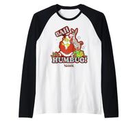 Shrek Humbug Funny Christmas Camiseta Manga Raglan