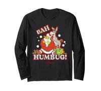 Shrek Humbug Funny Christmas Manga Larga
