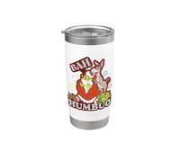 Shrek Humbug Funny Christmas Vaso térmico de acero inoxidable de doble pared