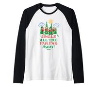 Shrek Jingle All The Far Far Away Camiseta Manga Raglan