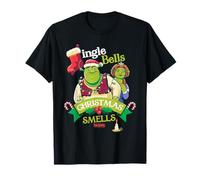 Shrek Jingle Bells Christmas Smells Shrek and Fiona Camiseta