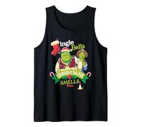 Shrek Jingle Bells Christmas Smells Shrek and Fiona Camiseta sin Mangas