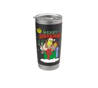 Shrek Merry Shrekmas Family Holiday Vaso térmico de acero inoxidable de doble pared