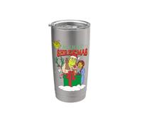Shrek Merry Shrekmas Family Holiday Vaso térmico de acero inoxidable de doble pared
