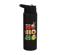 Shrek Merry Shrekmas Ho Ho Ho Front & Back Stainless Steel Insulated Water Bottle