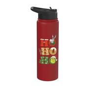 Shrek Merry Shrekmas Ho Ho Ho Front & Back Stainless Steel Insulated Water Bottle