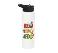 Shrek Merry Shrekmas Ho Ho Ho Front & Back Stainless Steel Insulated Water Bottle