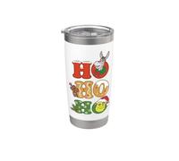 Shrek Merry Shrekmas Ho Ho Ho Front & Back Vaso térmico de acero inoxidable de doble pared