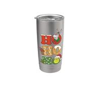 Shrek Merry Shrekmas Ho Ho Ho Front & Back Vaso térmico de acero inoxidable de doble pared