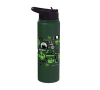 Shrek Mighty Green Eco All Over Print Stainless Steel Insulated Water Bottle