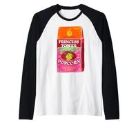 Shrek Princess Tower Popcorn Funny Holiday Camiseta Manga Raglan