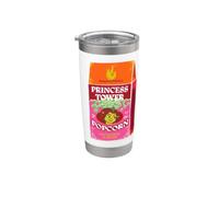 Shrek Princess Tower Popcorn Funny Holiday Vaso térmico de acero inoxidable de doble pared