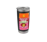 Shrek Princess Tower Popcorn Funny Holiday Vaso térmico de acero inoxidable de doble pared