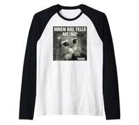 Shrek Puss In Boots When Bae Says No Camiseta Manga Raglan