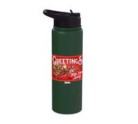 Shrek Santa Greetings from Far Far Away Stainless Steel Insulated Water Bottle