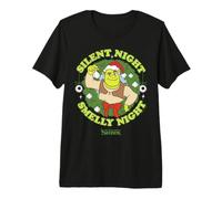Shrek Silent Night Smelly Night Funny Holiday Camiseta Premium