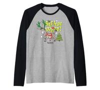 Shrek Sleigh What Donkey Camiseta Manga Raglan