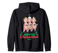 Shrek Three Little Pigs Merry Christmas Sudadera con Capucha