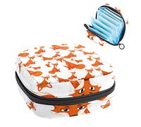 Shrewd Foxes Looking at You - Bolsa de almacenamiento para servilletas sanitarias, Varios colores, 4.7x6.6x6.6 in/12x17x17 cm