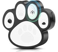 SHRGOMPIT Dispositivo ultrasónico antiladridos, Control automático de ladridos con 3 Niveles Volumen Ajustables y Alcance Efectivo 15 m for Exteriores e Interiores