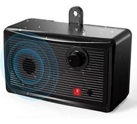 SHRGOMPIT Dispositivo ultrasónico antiladridos, Control automático de ladridos for Perros con 4 Niveles sensibilidad y frecuencia, Alcance Efectivo 15 m for Exteriores e Interiores